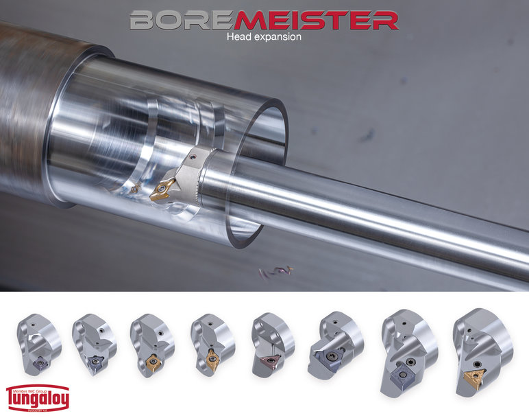 BoreMeister Exchangeable Head Boring Bars Includes 44 New Cutting Heads